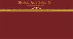 Desktop Screenshot of marisashairsalonllc.com